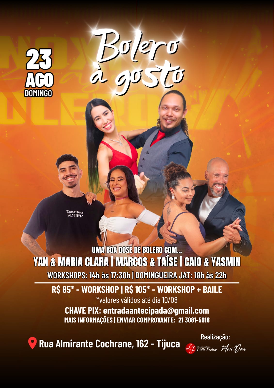 Flyer do evento Bolero à gusto